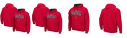 Colosseum Men's Red Louisville Cardinals Arch and Logo 3.0 Pullover Hoodie